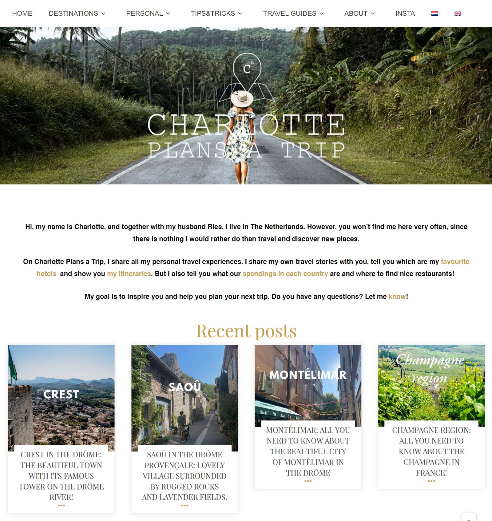 charlotte plans a trip homepage