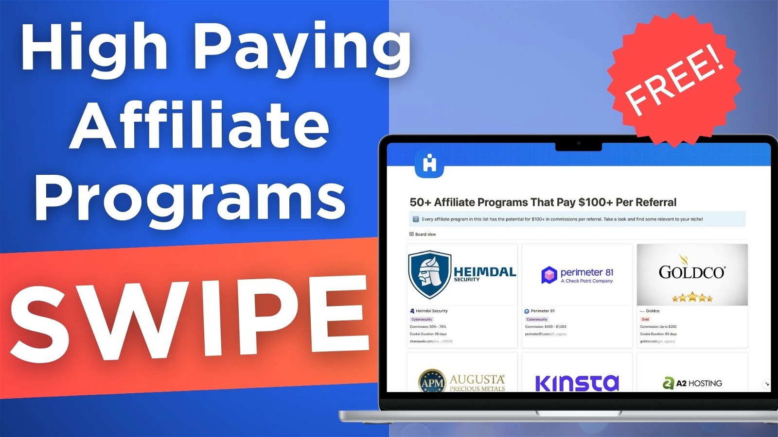 High Paying Affiliates