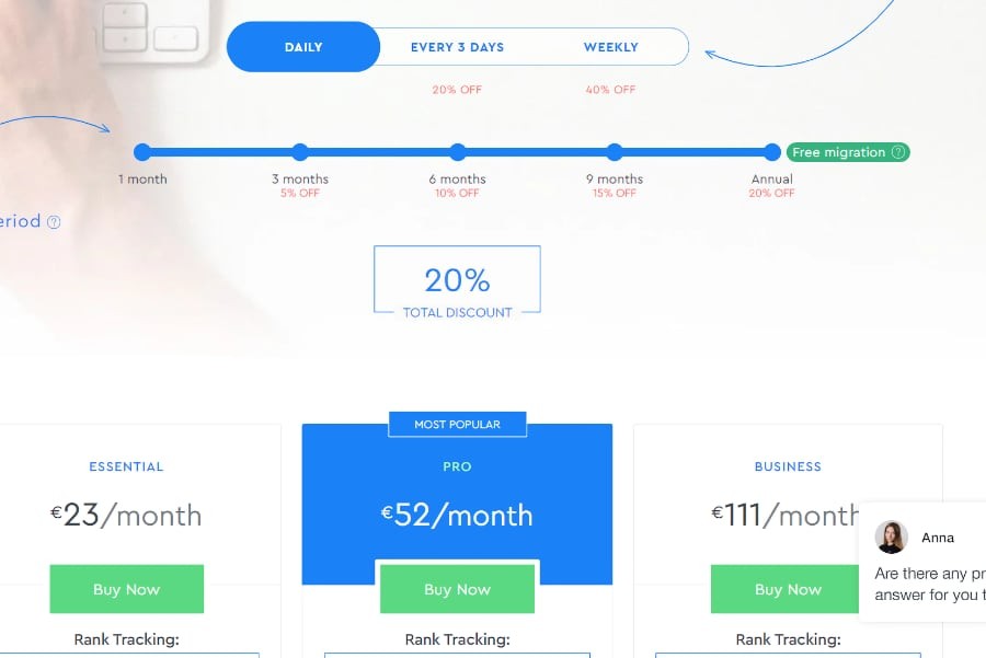 Seranking Pricing