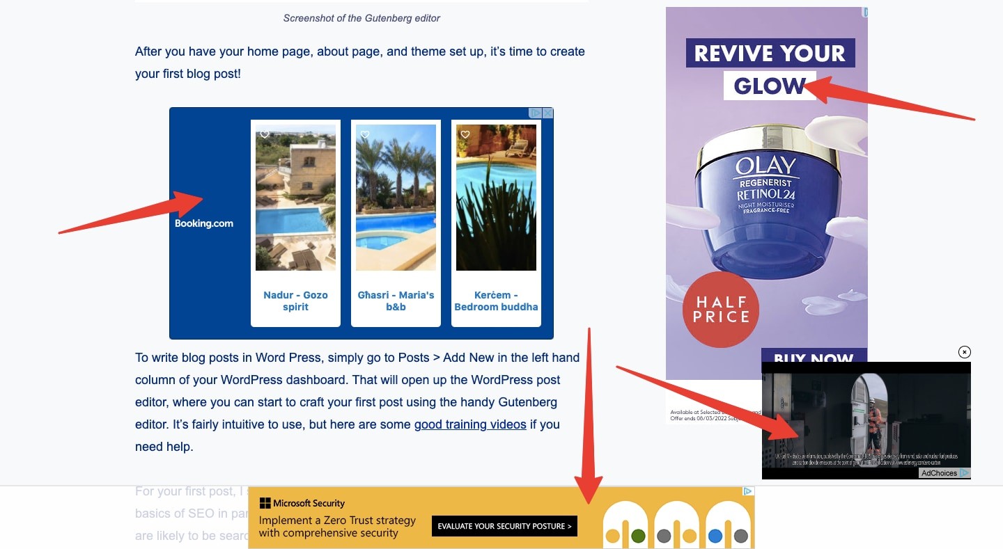 Travel Lemming Blog Ads