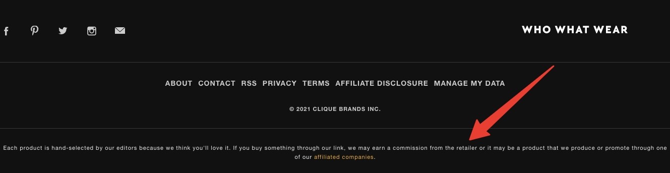 Whowhatweat Affiliate Disclaimer