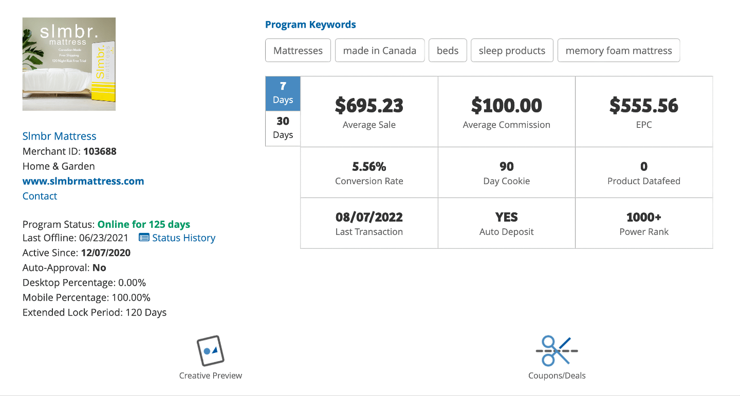 affiliate program shareasale