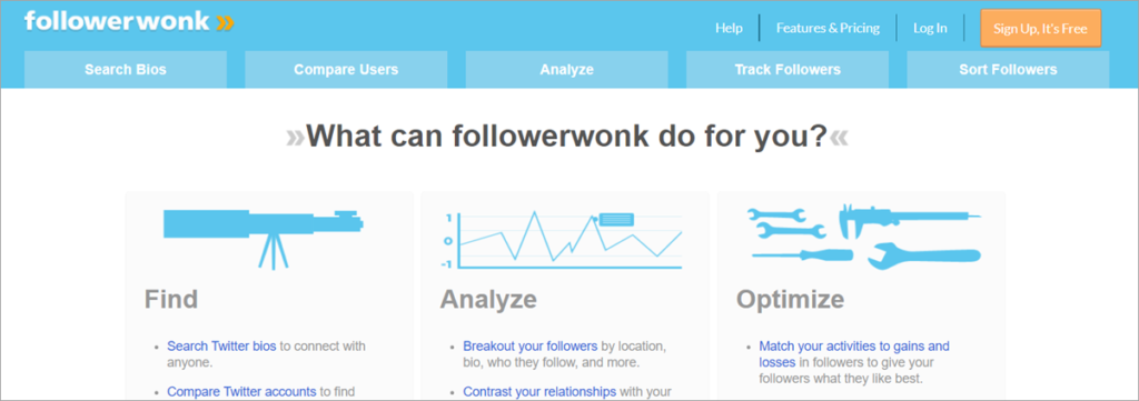 Followerwonk Tool For Twitter