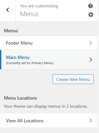 Generatepress Menus