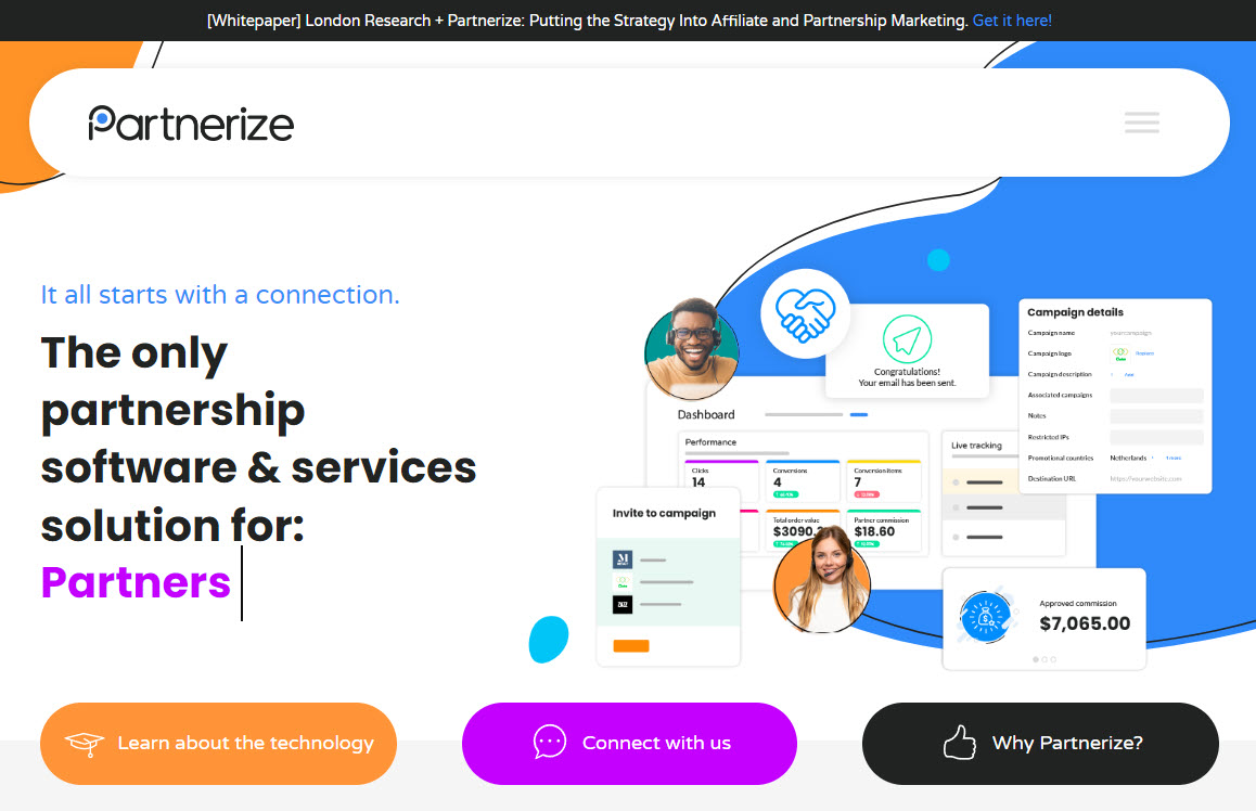 Partnerize website