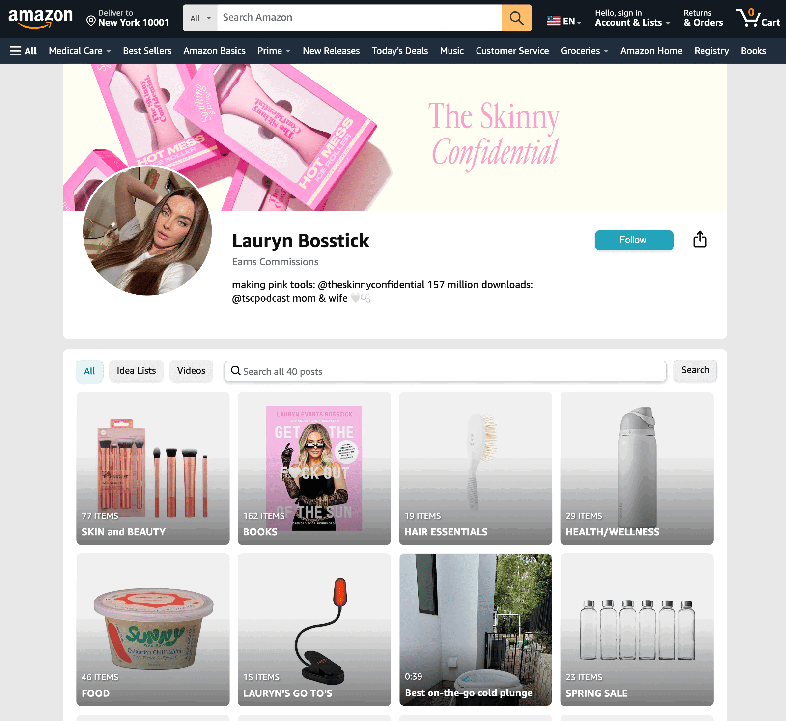 the skinny confidential amazon storefront