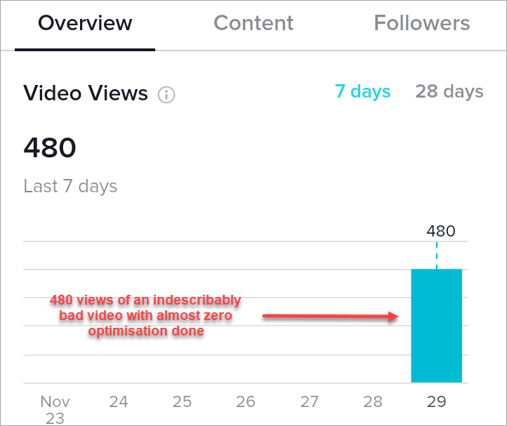 Tiktok Organic Vide Views