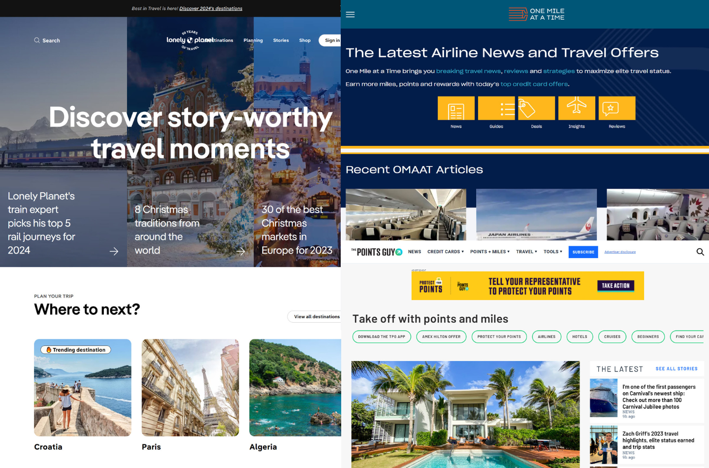 travel wordpress theme samples