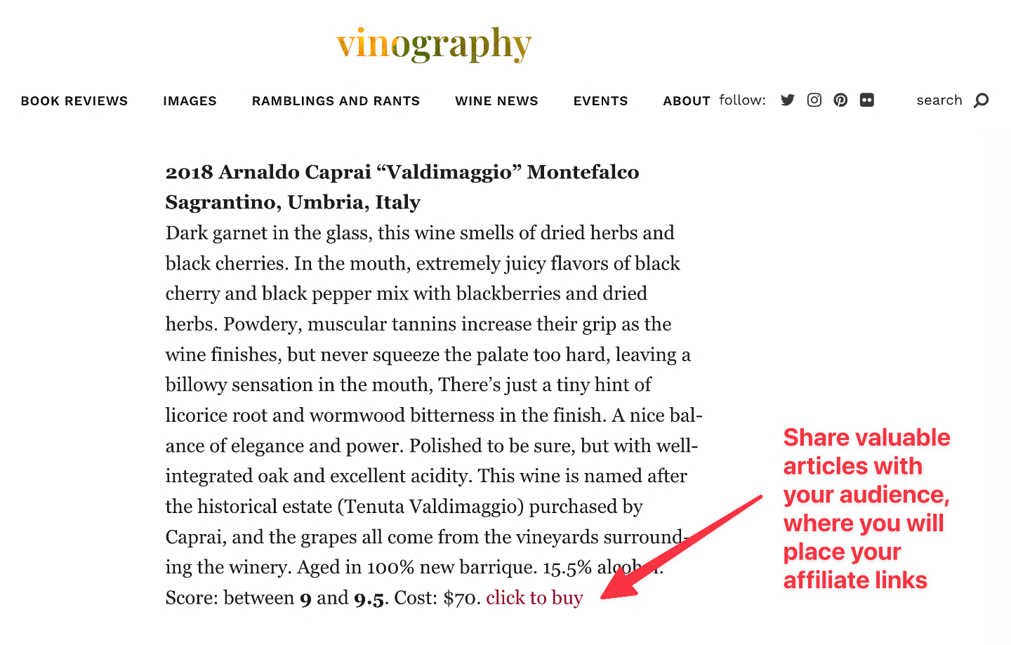 vinography post with links